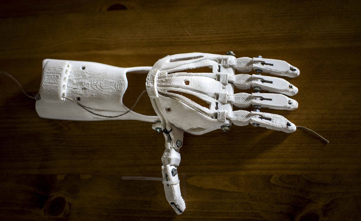 brazo prostético impresora 3d