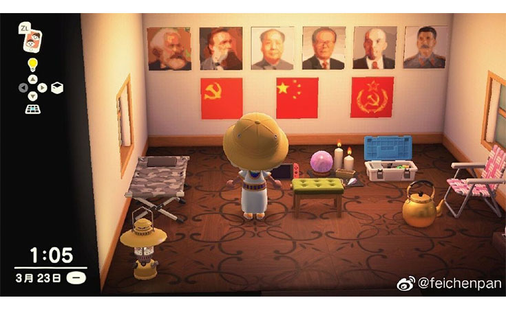 Líderes comunistas en Animal Crossing New Horizons