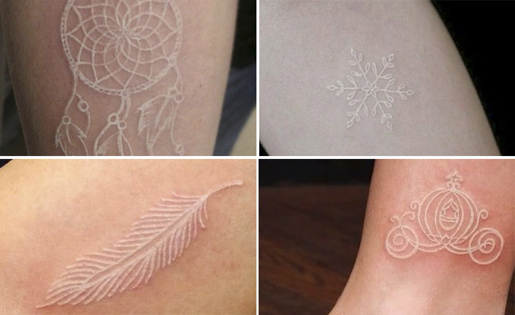 tatuajes tinta blanca