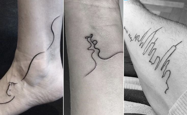 técnica de tatuajes siluetas