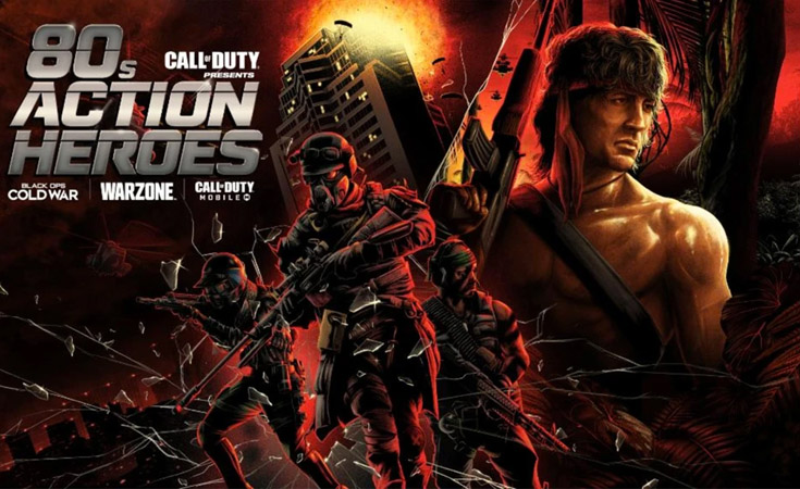 Rambo y Duro de Matar en Call of Duty ’80s Action Heroes