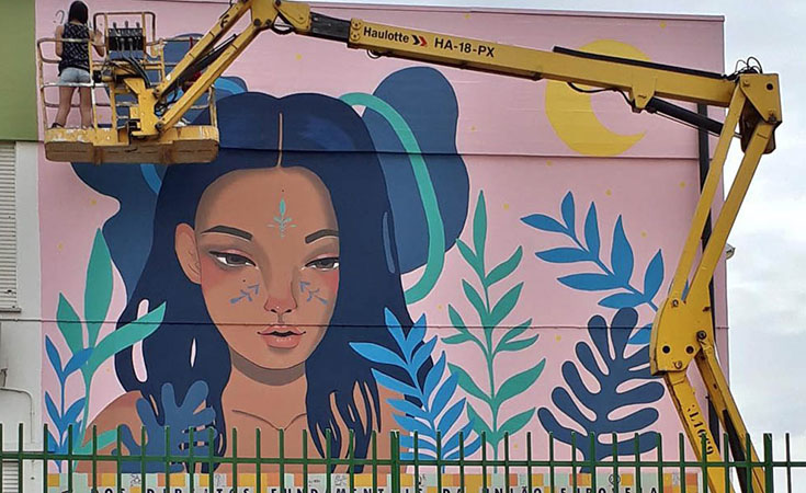 Aurora: Un festival de mujeres muralistas y artistas urbanas en la CDMX 