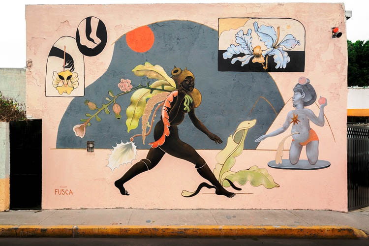 Cinco artistas urbanas y una colectiva detrás de los muros del festival AURORA 2