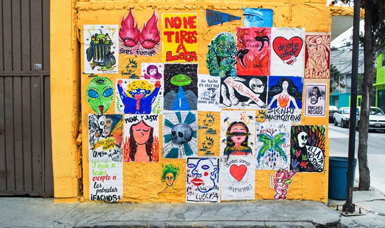 Cinco artistas urbanas y una colectiva detrás de los muros del festival AURORA 4
