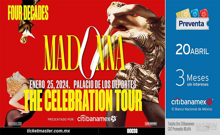 Madonna regresa a México con “The Celebration Tour” 1