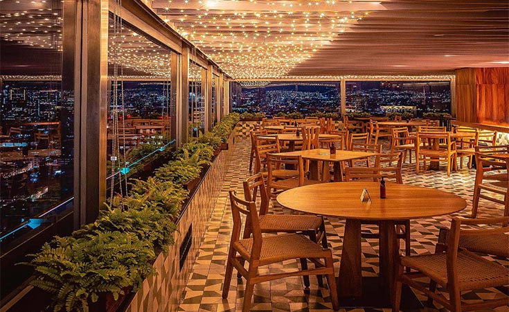 5 Restaurantes con las mejores vistas de la Ciudad de México