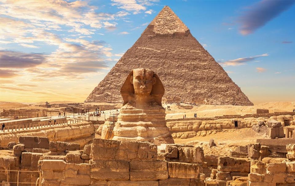 Piráamides de Guiza en Egipto