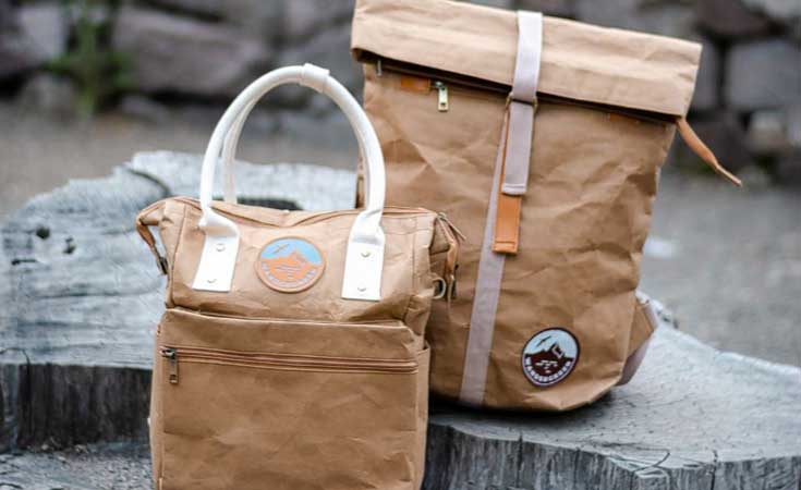 Wandergreen: Las mochilas y accesorios más chic de papel Kraft
