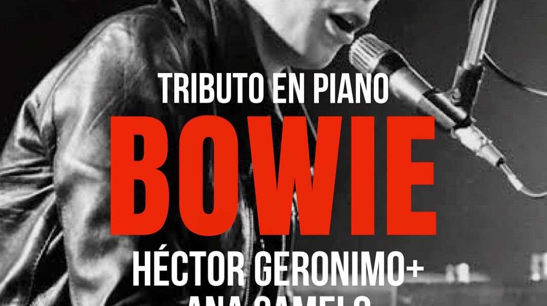 Hector Geronimo en un tributo a David Bowie en Indómita Burgers 1