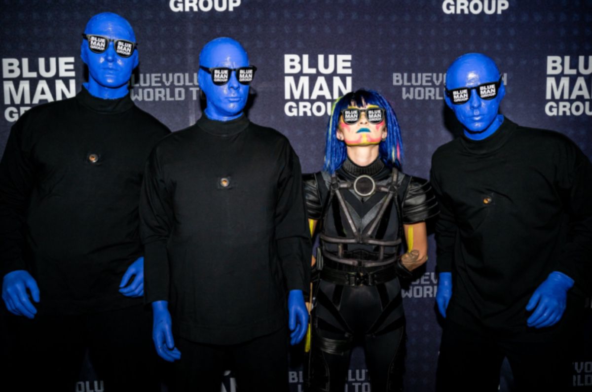 Blue Man Group premiere